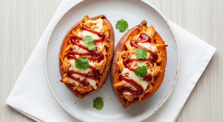 BBQ Chicken Stuffed Sweet Potatoes – A Smoky, Savory Comfort Classic