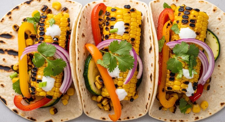 Grilled Corn Veggie Tacos: A Smoky, Sweet, and Satisfying Summer Sensation