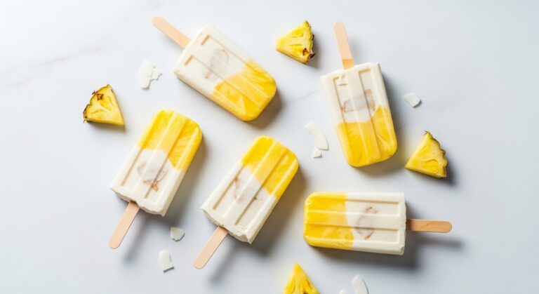 Coconut Pineapple Popsicles: A Tropical Treat That Melts in Your Mouth