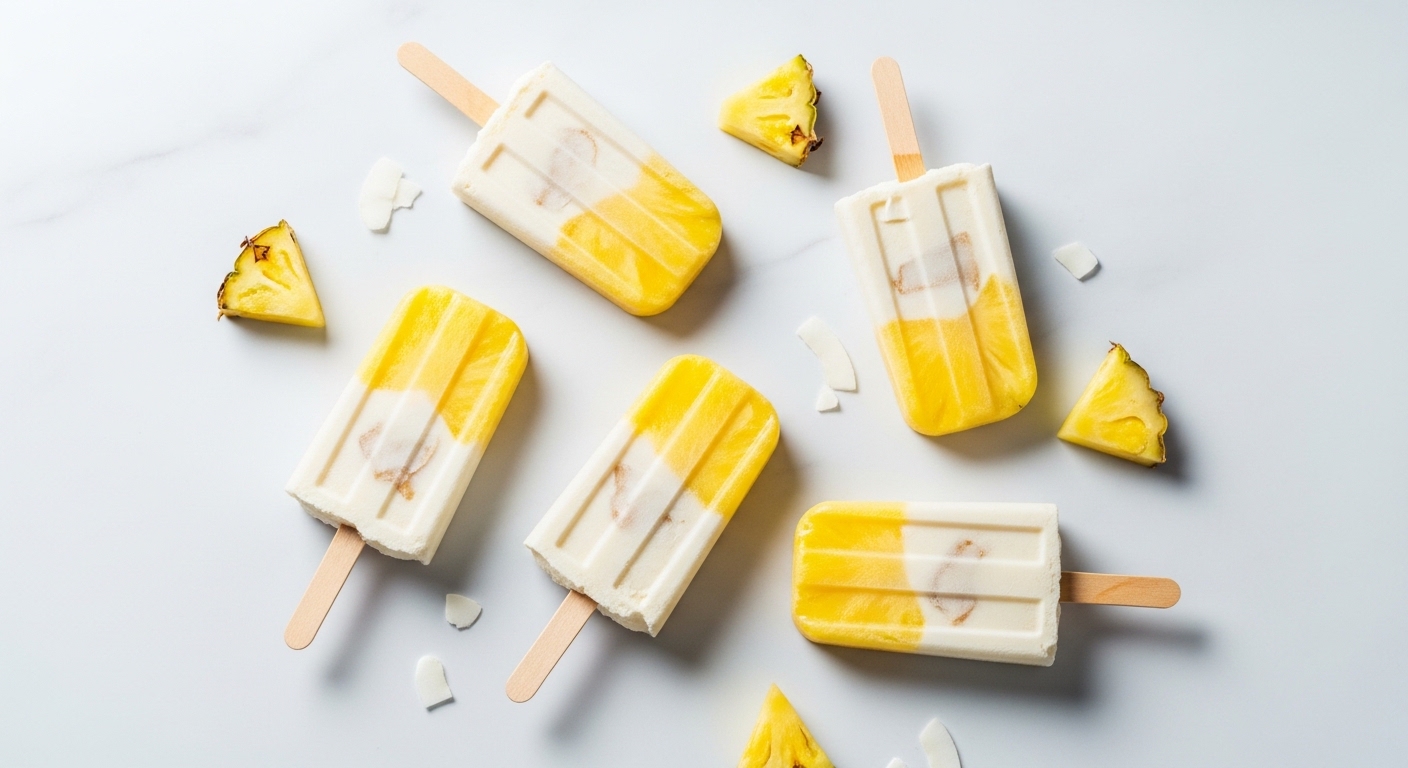 Coconut Pineapple Popsicles: A Tropical Treat That Melts in Your Mouth