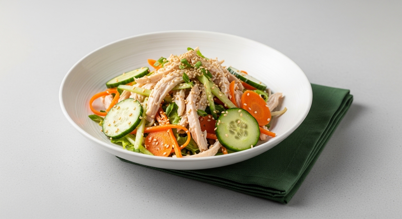 The Perfect Chilled Sesame Chicken Salad: A Refreshing, Protein-Packed Meal for Any Occasion