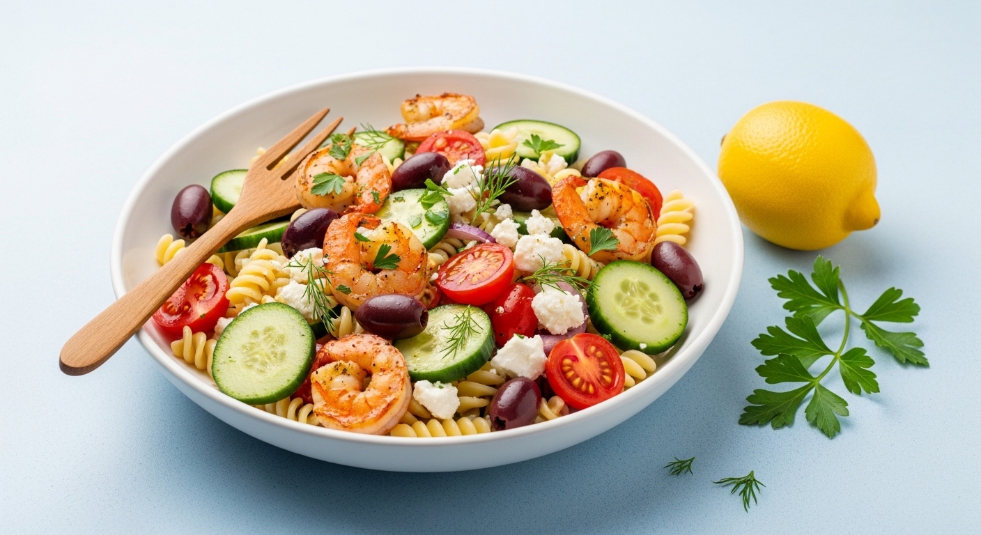 Why Mediterranean Shrimp Pasta Salad Is the Ultimate Summer Meal
