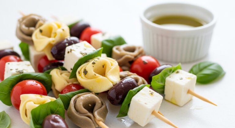 Mediterranean Pasta Skewers – A Flavorful Twist on Classic Italian Comfort