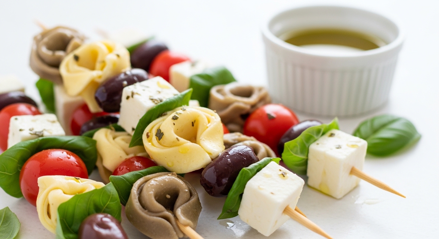 Mediterranean Pasta Skewers – A Flavorful Twist on Classic Italian Comfort