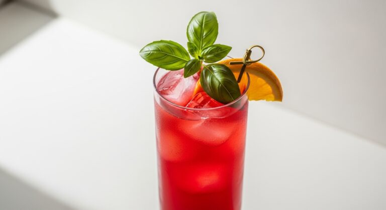 Basil Pinot Noir Spritz: A Refreshing Twist on a Classic Cocktail