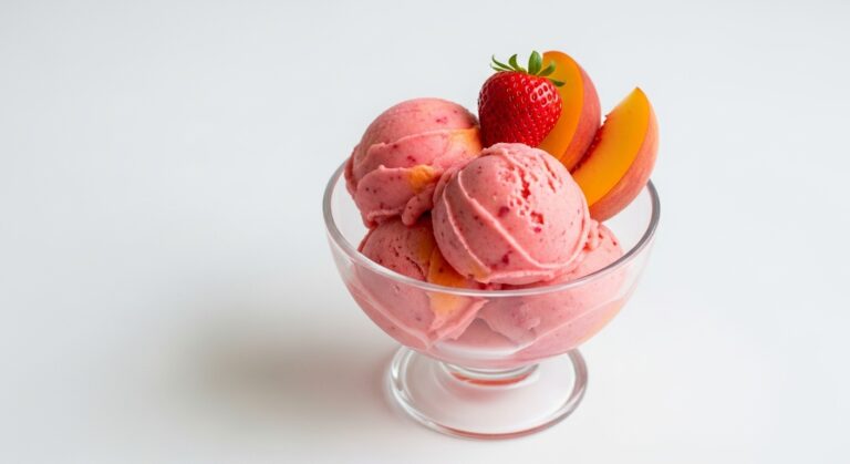 Frozen Strawberry Peach Sorbet: The Ultimate Summer Treat