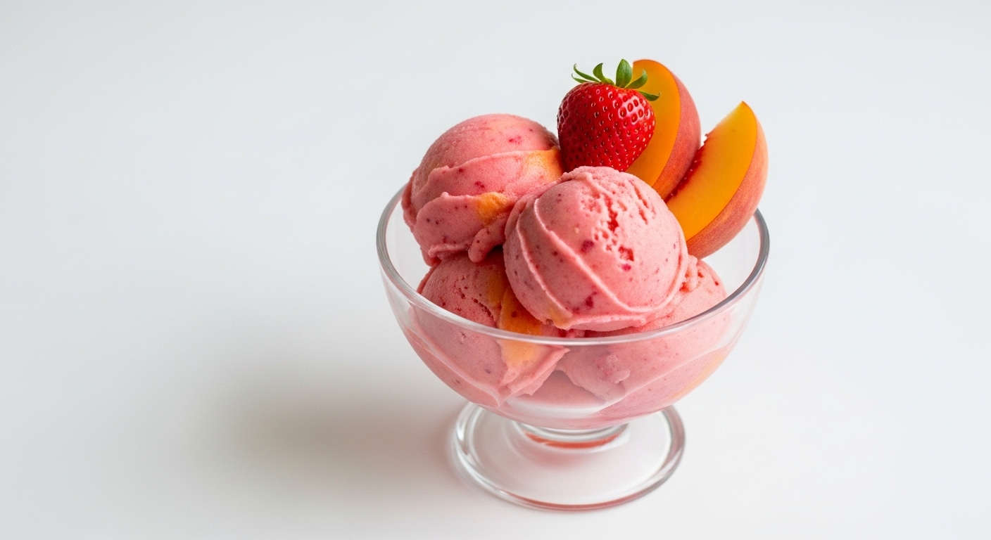 Frozen Strawberry Peach Sorbet: The Ultimate Summer Treat
