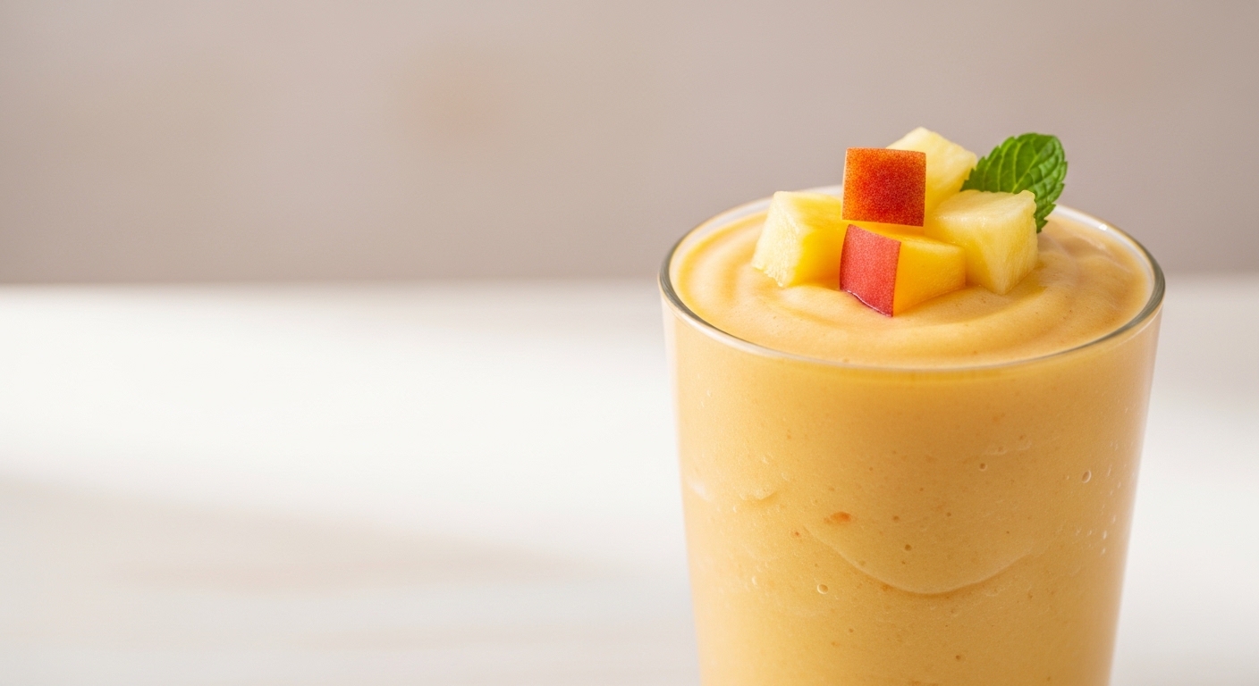 The Ultimate Peach Pineapple Smoothie: A Tropical Escape in Every Sip