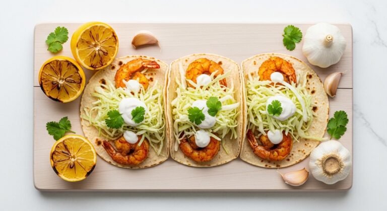 Crispy Lemon Garlic Shrimp Tacos: A Zesty Twist on a Classic Favorite