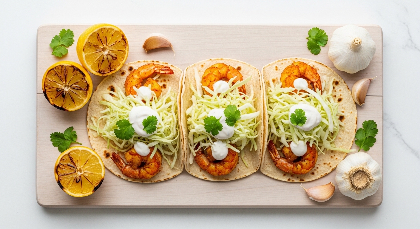 Crispy Lemon Garlic Shrimp Tacos: A Zesty Twist on a Classic Favorite