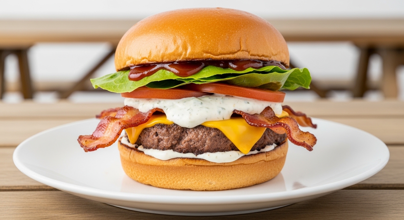 The Ultimate BBQ Bacon Ranch Burgers: Smoky, Savory, and Absolutely Irresistible