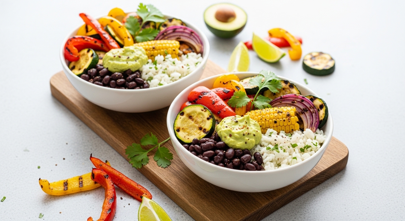 Grilled Veggie Taco Bowls: A Smoky, Colorful, and Flavor-Packed Meal You’ll Crave