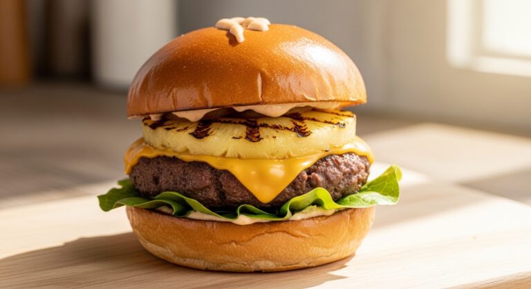 Grilled Pineapple Burgers: A Sweet, Smoky, and Savory Summer Sensation
