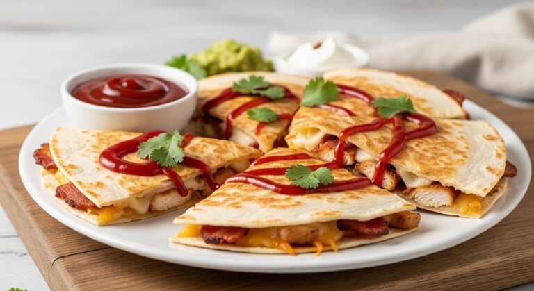 The Ultimate Guide to Perfectly Crispy BBQ Bacon Chicken Quesadillas