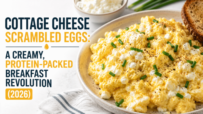 Cottage Cheese Scrambled Eggs: A Creamy, Protein-Packed Breakfast Revolution (2026)