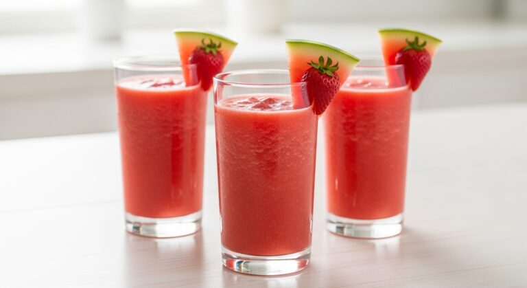 Watermelon Strawberry Smoothie Cups: The Perfect Summer Treat in a Glass