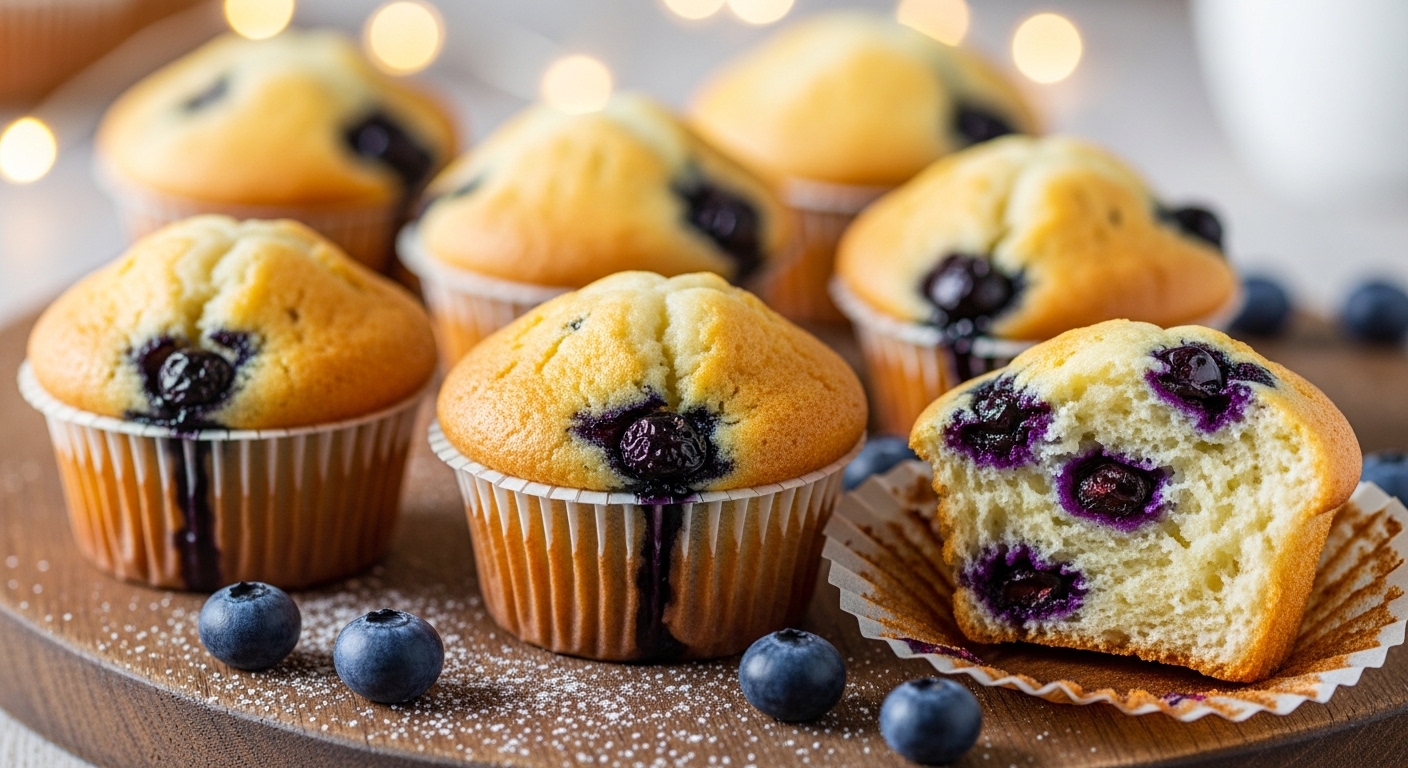 Cottage Cheese Blueberry Muffins – Soft, Moist, and Irresistible