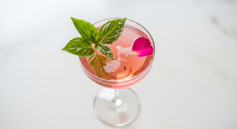 The Perfect Summer Sipper: How to Make a Refreshing Basil Rosé Spritz