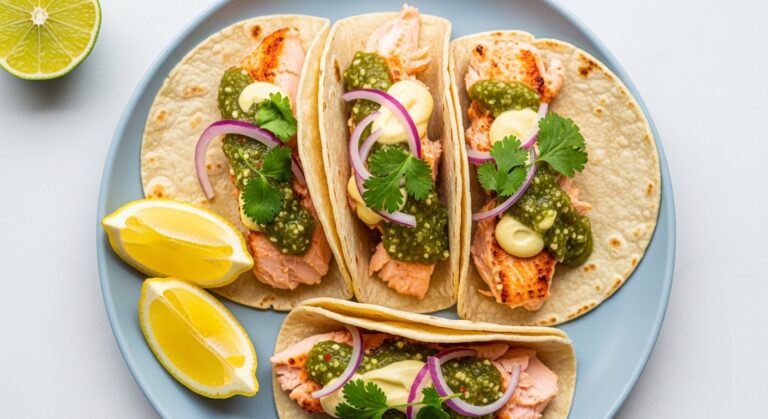 The Ultimate Lemon Garlic Salmon Tacos: A Flavor-Packed, Quick & Healthy Meal