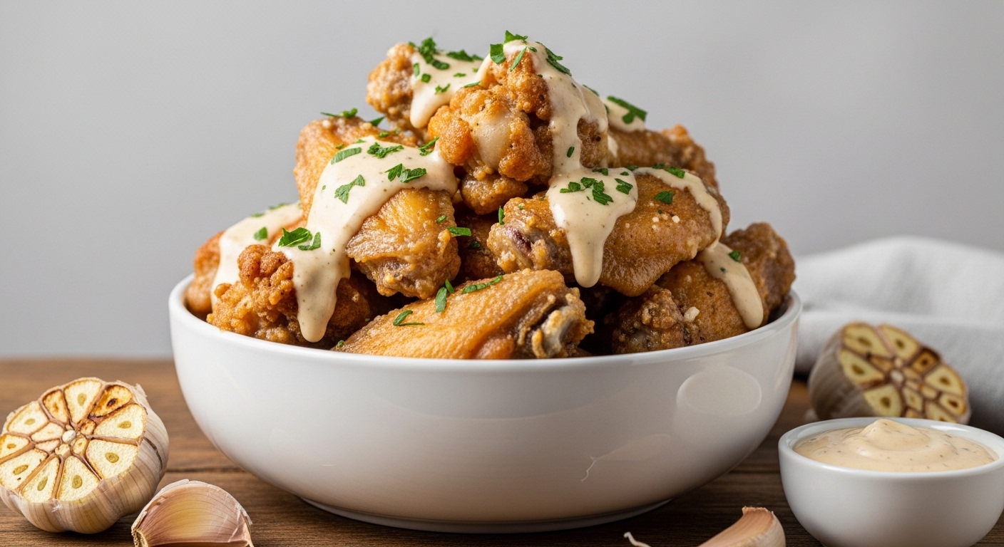Garlic Parmesan Wings Bowl: The Ultimate Comfort Food Craving Solved