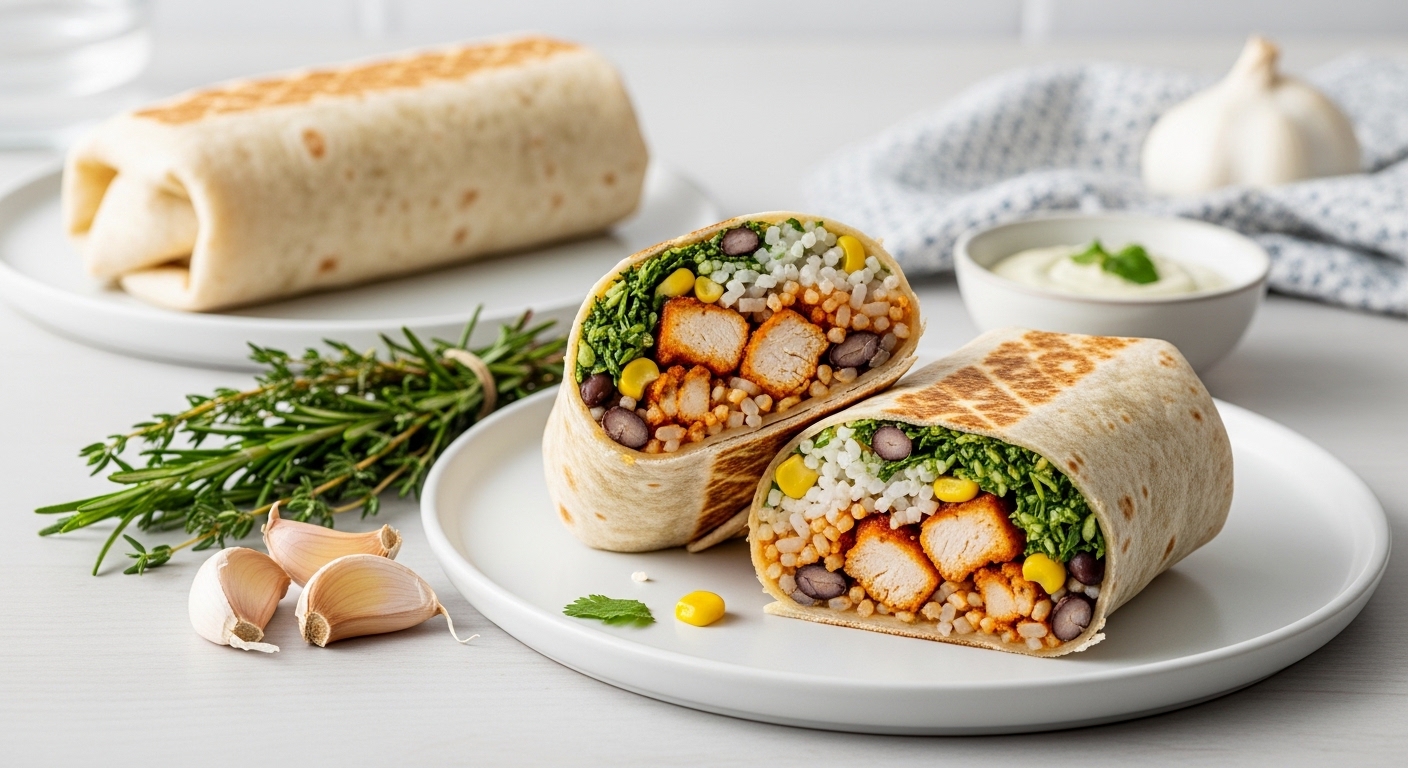 Garlic Herb Chicken Burritos: A Flavor-Packed Comfort Meal You’ll Crave