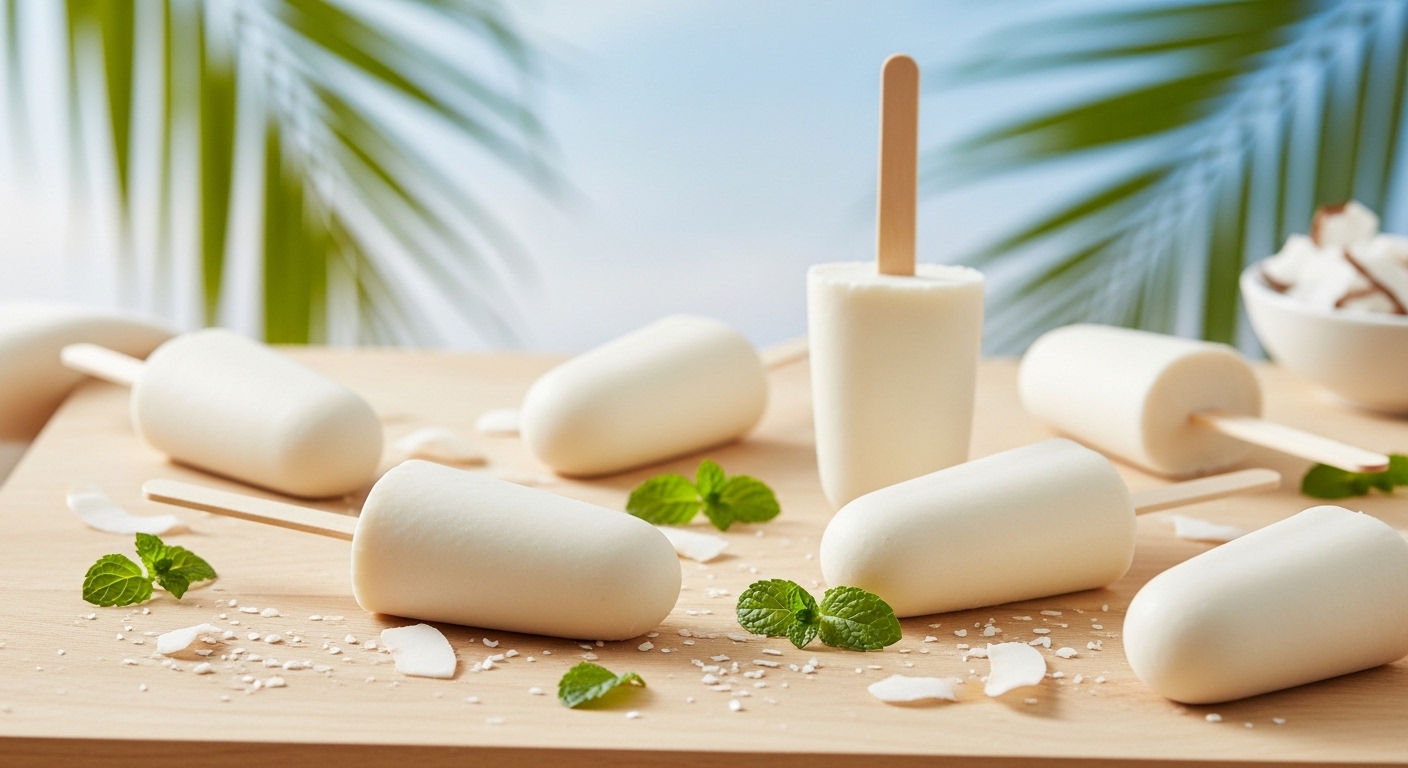 Tropical Coconut Fruit Pops: A Refreshing Summer Treat That Melts in Your Mouth