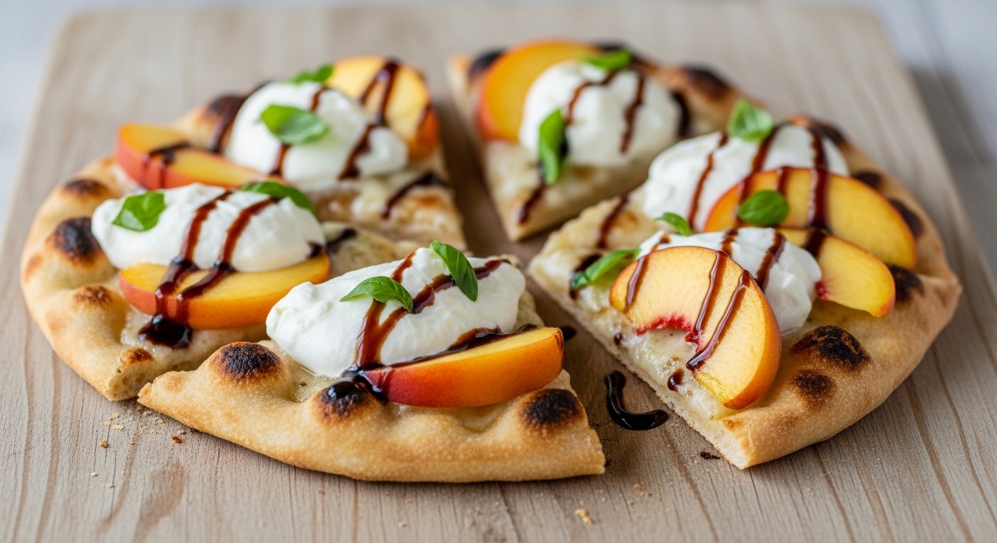 Peach Burrata Flatbread: A Sweet & Savory Summer Sensation You Need to Try