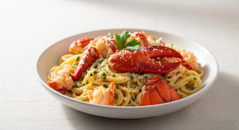 Creamy Garlic Butter Lobster Pasta: A Luxurious Dinner That Feels Like a Seaside Escape