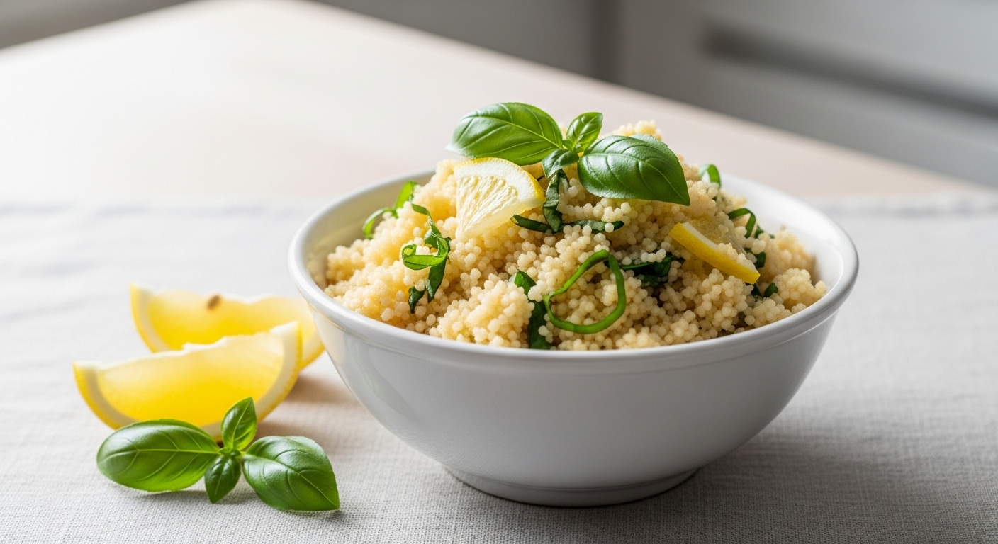 Discover the Bright, Aromatic Flavor of Lemon Basil Couscous