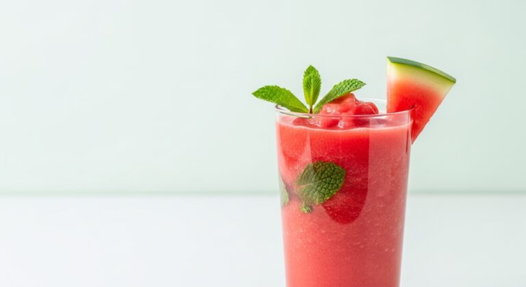 Cool Down with This Refreshing Watermelon Mint Smoothie