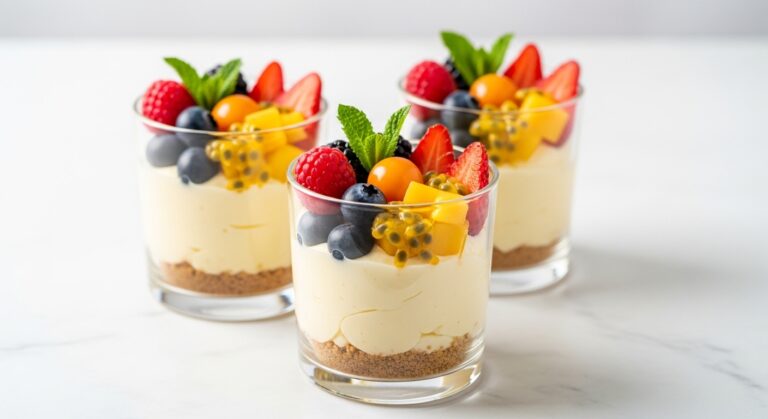 Tropical Berry Cheesecake Cups: A Refreshing Summer Dessert You’ll Crave All Year