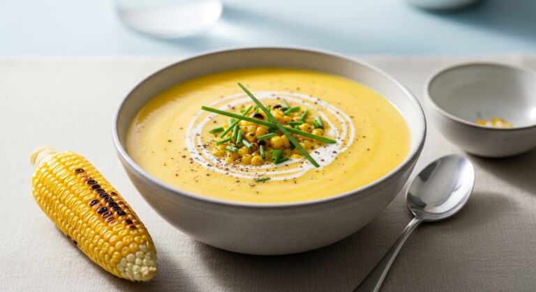 Discover the Creamy Comfort of Chilled Corn Chowder – A Refreshing Twist on a Classic