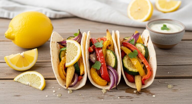 Lemon Garlic Veggie Tacos: A Zesty, Flavor-Packed Meal That’s Easy to Make