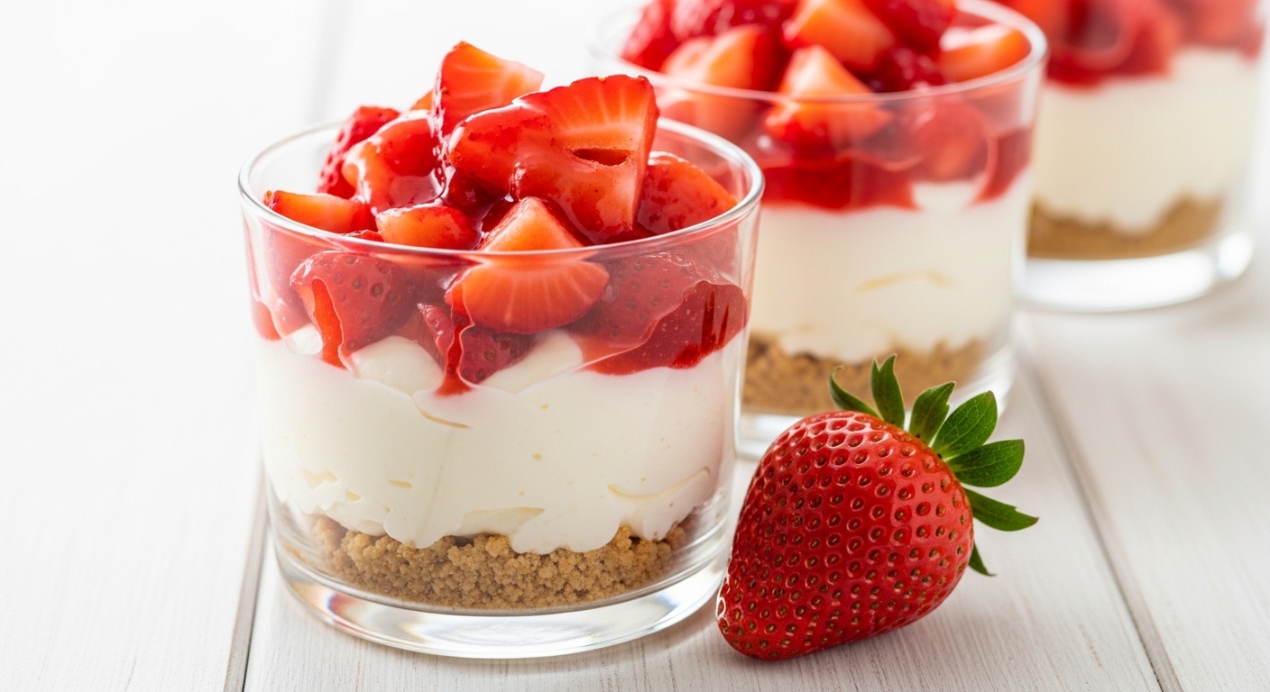 Strawberry Cheesecake Cups: The Ultimate Dessert Hack You Need This Summer