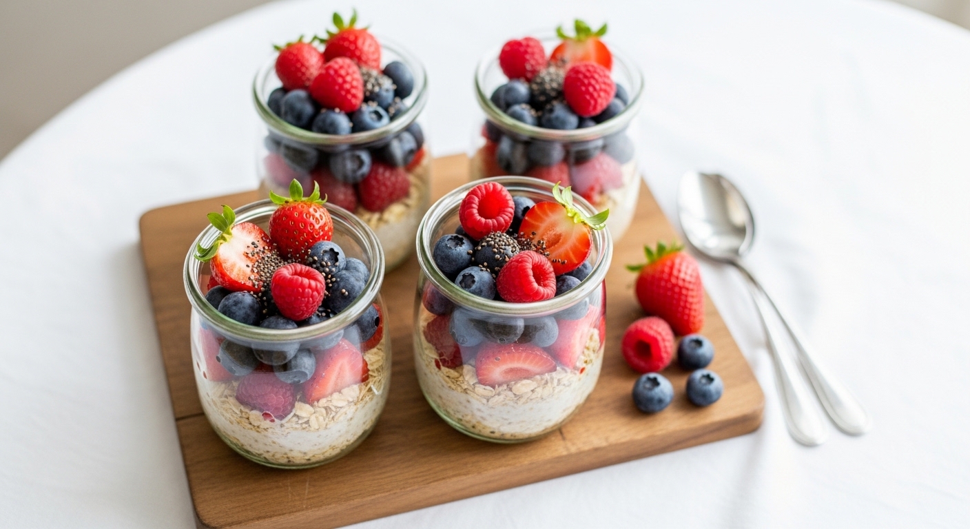 Berry Oatmeal Parfaits: The Perfect Morning Boost You’ve Been Craving