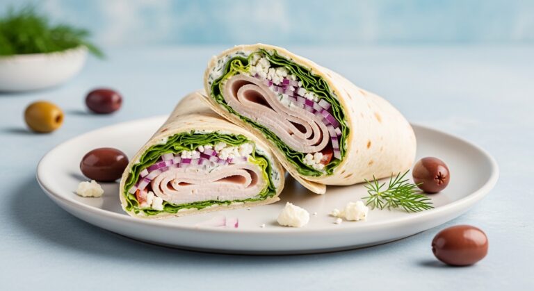 The Ultimate Greek Turkey Wraps: Fresh, Flavorful, and Perfect for Lunch