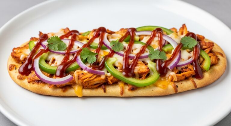 BBQ Chicken Veggie Flatbread: The Perfect Weeknight Comfort with a Twist