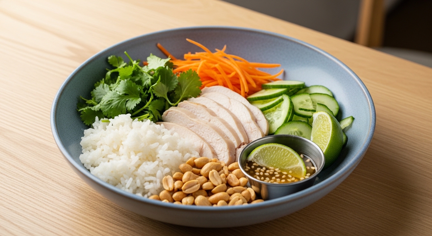 Chilled Thai Chicken Rice Bowls: A Refreshing Twist on a Classic Favorite