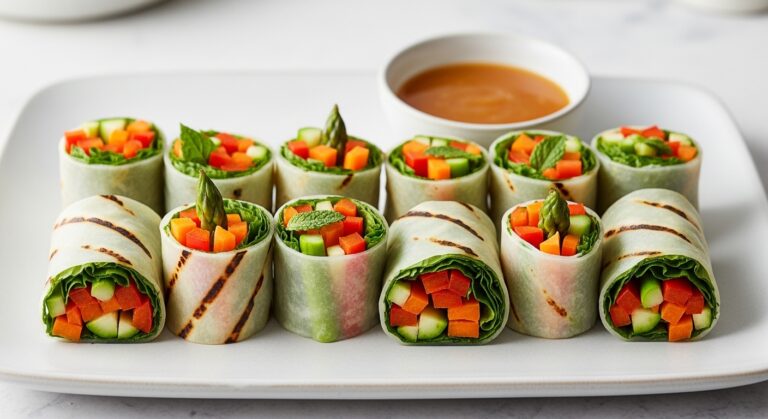 Grilled Veggie Rice Wraps: The Ultimate Light, Flavor-Packed Meal You’ll Crave