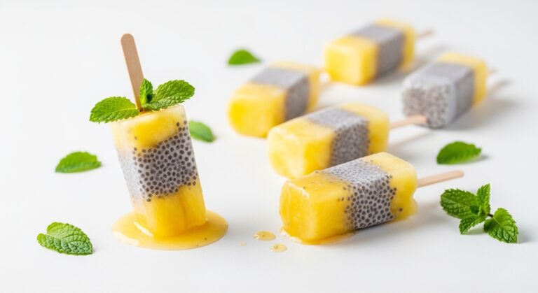 Frozen Pineapple Chia Pops: The Perfect Summer Treat