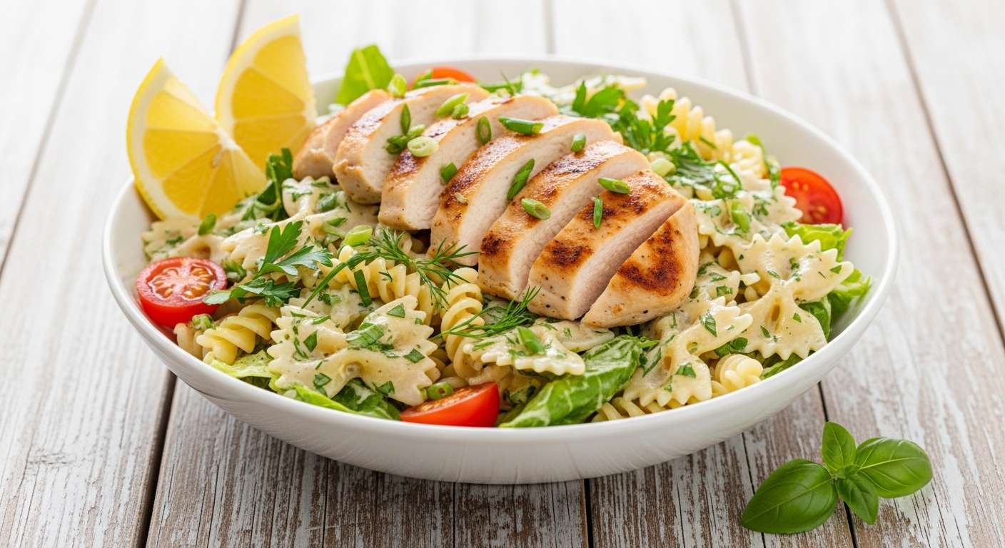 Lemon Herb Chicken Pasta Salad: A Fresh, Zesty Twist on Classic Comfort