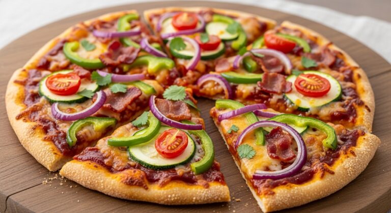 BBQ Bacon Veggie Pizza: The Ultimate Comfort Food with a Smoky Twist