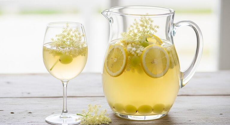 Elderflower Pinot Grigio Sangria: A Refreshing Summer Sipper You’ll Crave All Season