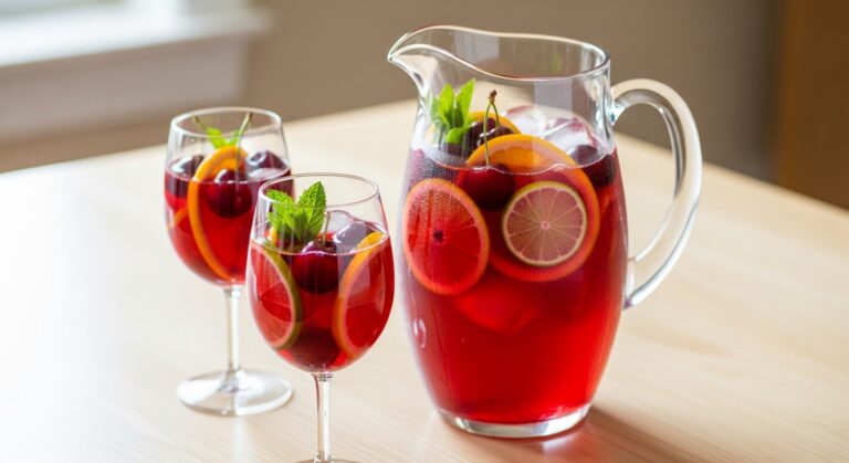 Cherry Moscato Sangria: A Refreshing, Bubbly Summer Sipper That’s Perfect for Any Occasion