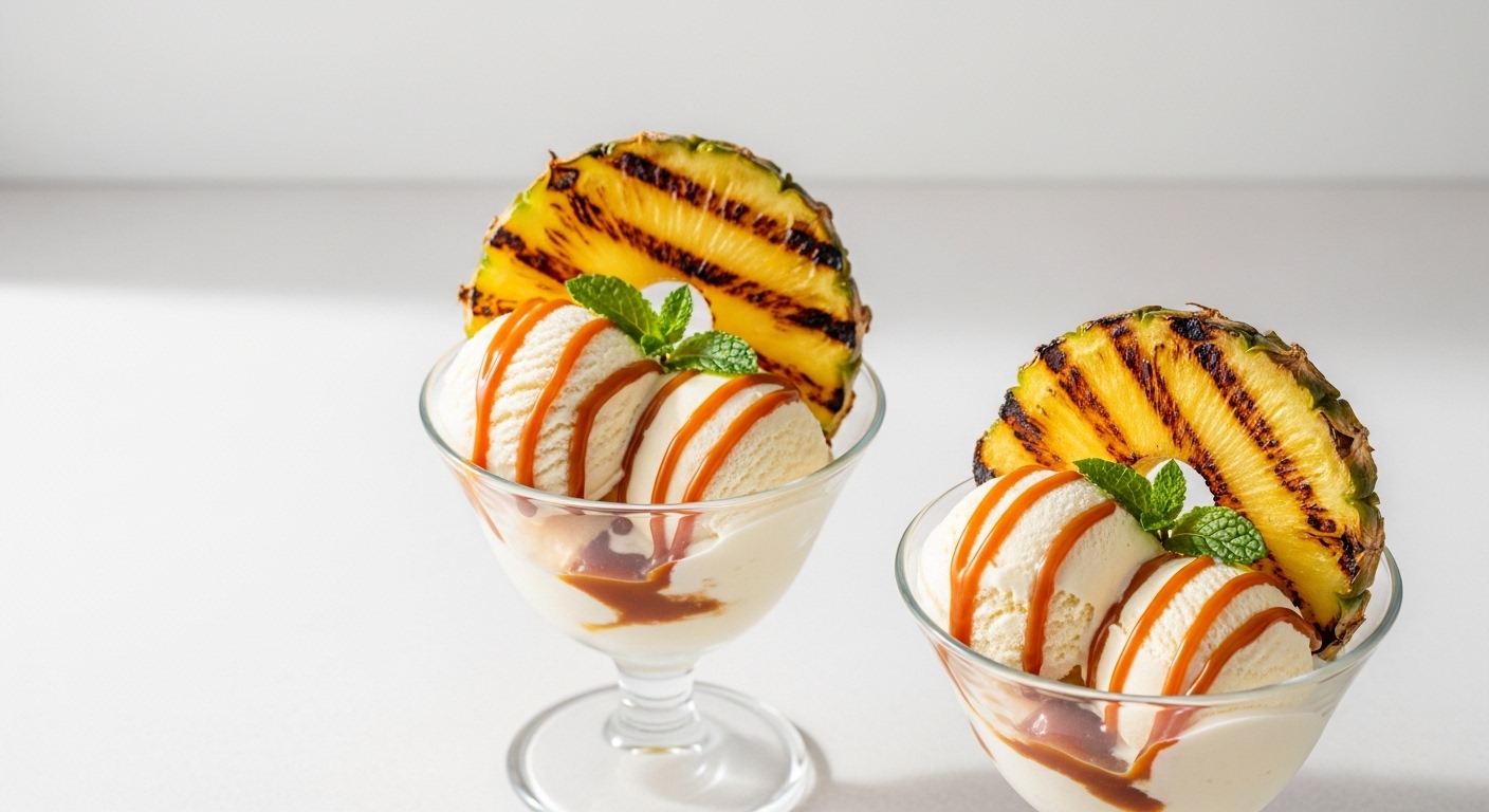 Grilled Pineapple Sundaes: The Perfect Summer Dessert That’s Sweet, Smoky, and Irresistible