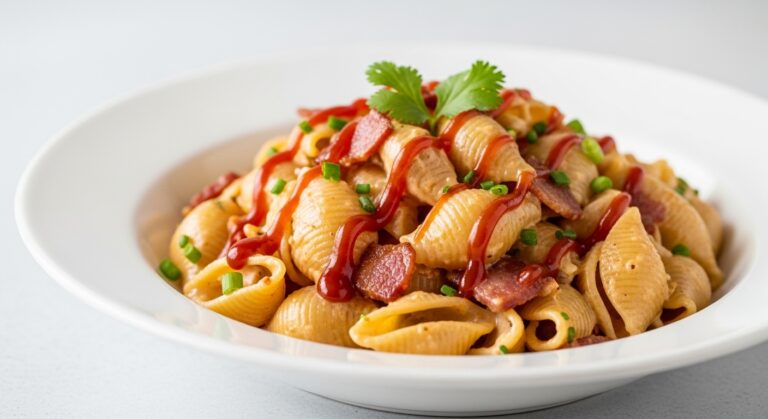 BBQ Bacon Ranch Pasta – A Smoky, Creamy, and Irresistible One-Pot Wonder