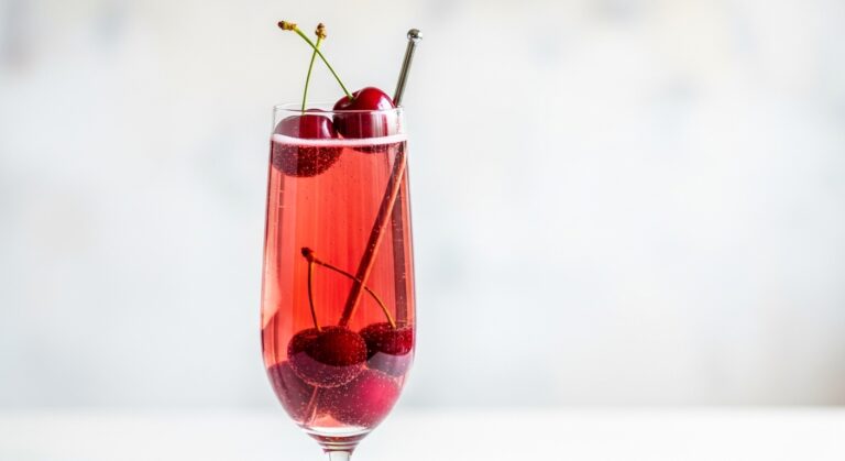 Cherry Champagne Smash: The Bubbly, Berry-licious Cocktail You Need This Weekend