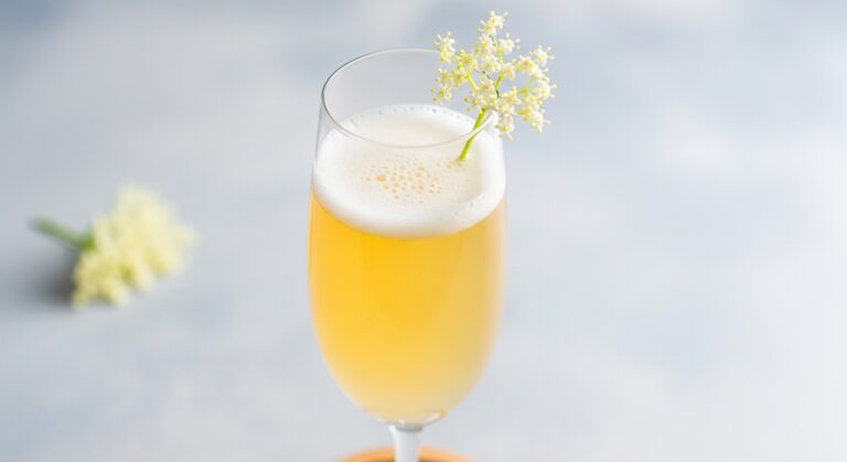 The Perfect Brunch Cocktail: How to Make an Elderflower Pinot Grigio Mimosa