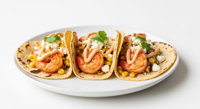 Shrimp Street Corn Tacos: A Fiery, Creamy, and Smoky Sensation You’ll Crave