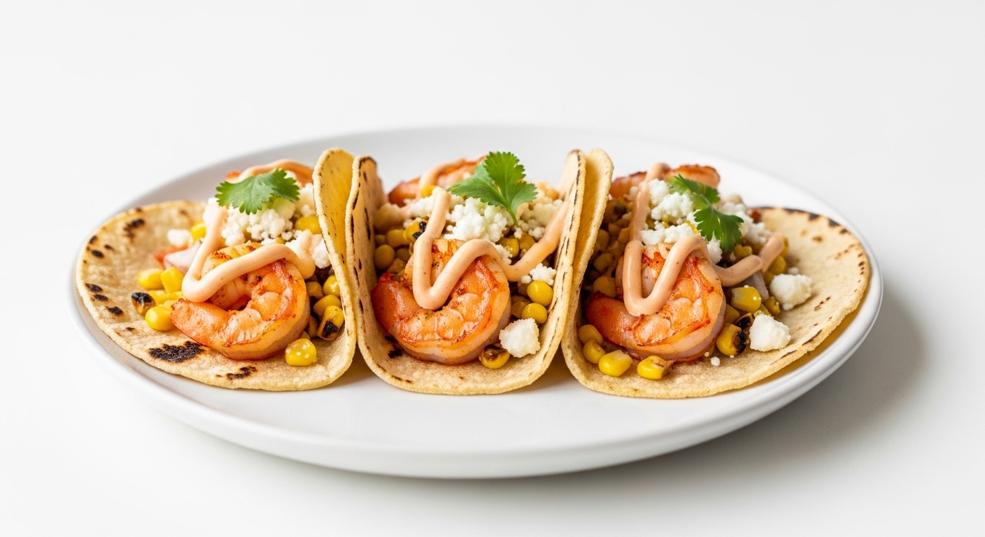 Shrimp Street Corn Tacos: A Fiery, Creamy, and Smoky Sensation You’ll Crave